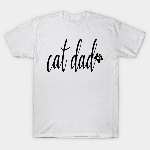 cat dad T-Shirt by AdlDisEye